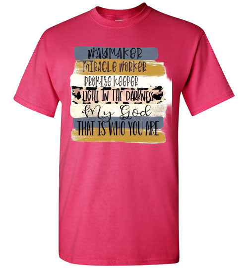 Way Maker Miracle Worker Christian Tee Shirt Top
