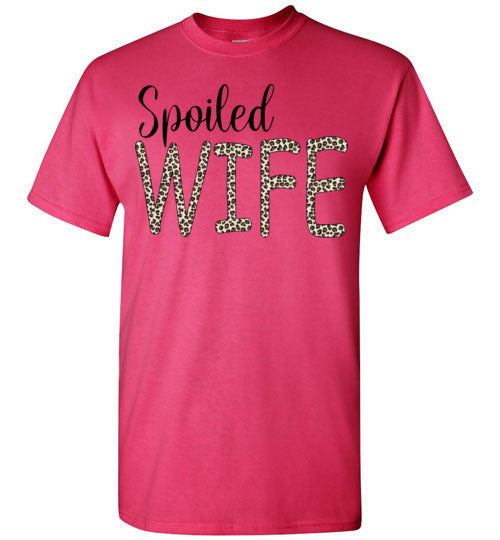 Spoiled Wife Funny Tee Shirt Top T-Shirt