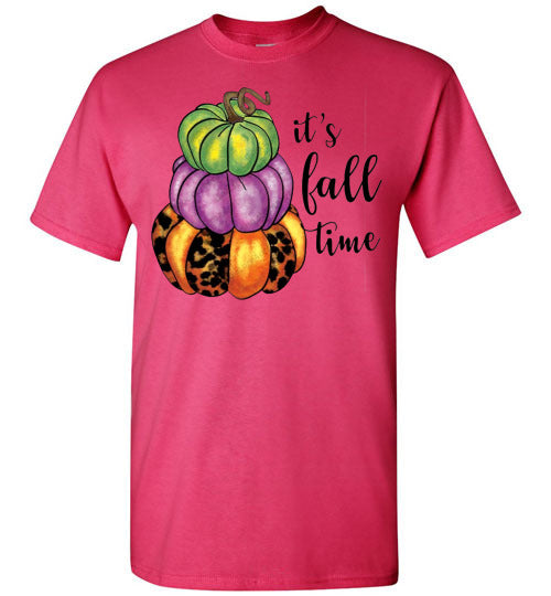 It's Fall Time Tee Shirt Pumpkin Top T-Shirt