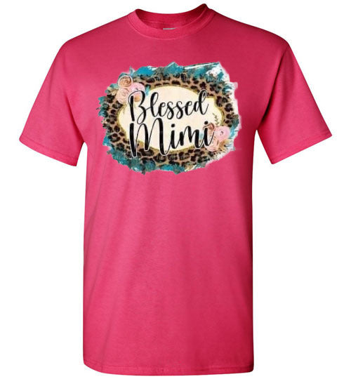 Blessed Mimi Grandmother Grandma Tee Shirt Top T-Shirt