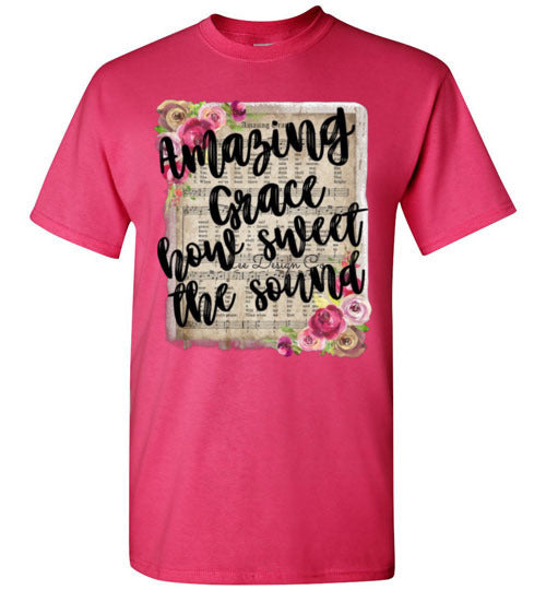 Amazing Grace Christian Tee Shirt Top T-Shirt
