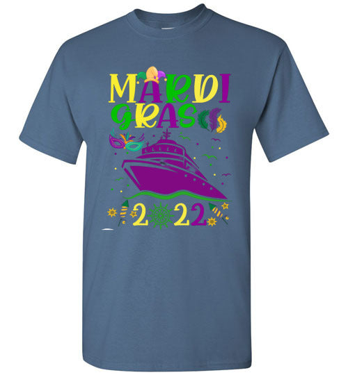 Mardi Gras 2022 Cruise Graphic Tee Shirt Top