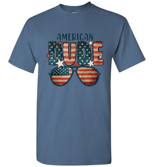 American Dude Patriotic American Tee Shirt Top 32895