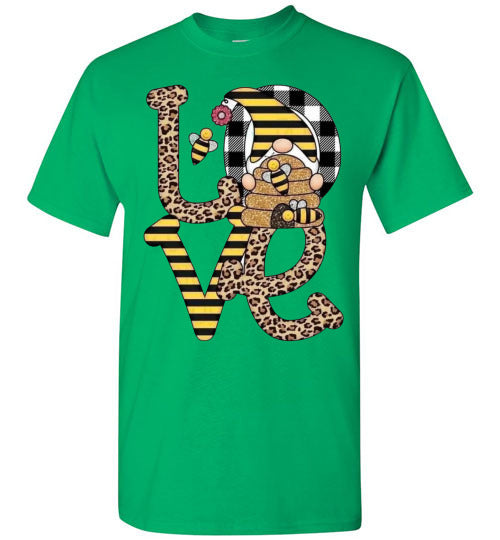 Love Bee Hive Tee Shirt Top T-Shirt
