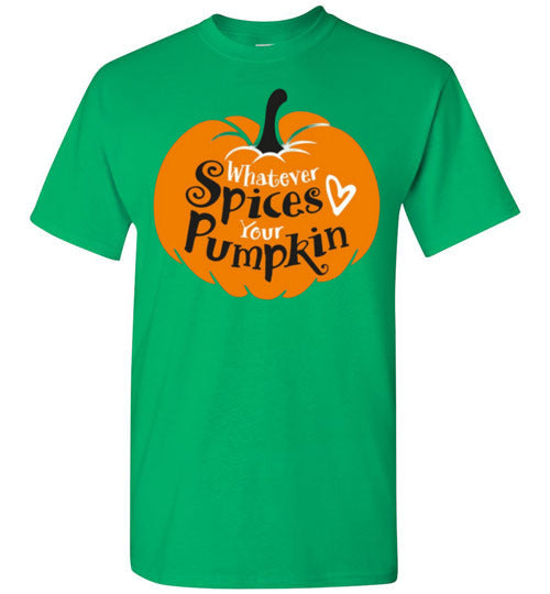 Whatever Spices Your Pimpkin Tee Shirt Graphic T-Shirt Top