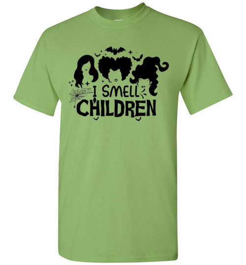 I Smell Children Halloween Witch Graphic Tee Shirt Top