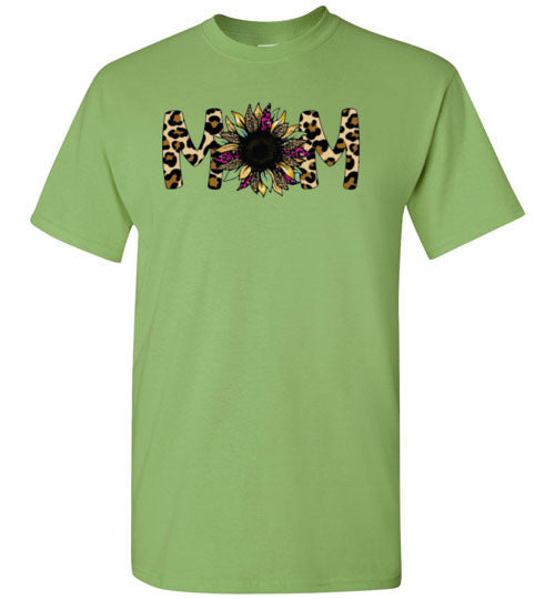 Mom Mother Leopard Tee Shirt Top T-shirt
