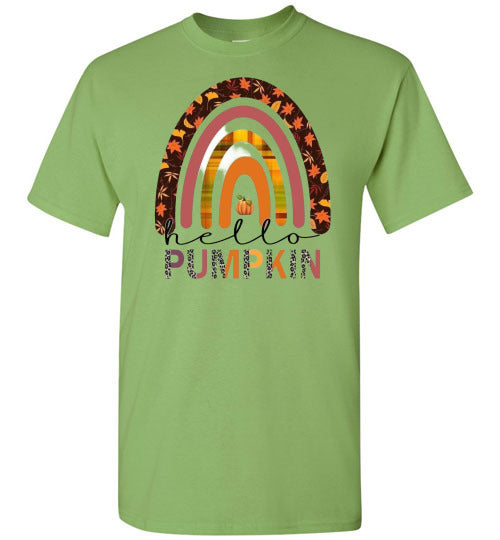 Pumpkin Rainbow Fall Tee Shirt Top T-Shirt