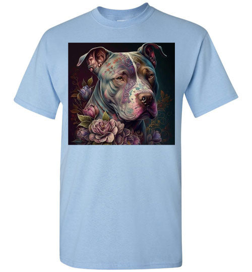 Pit Bull Dog Graphic Tee Shirt Top T-Shirt