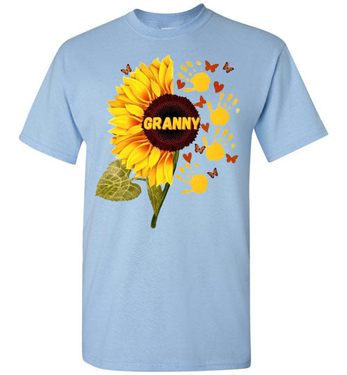Granny Sunflower Graphic Tee Shirt Top