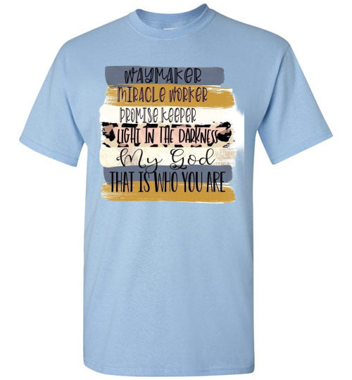Way Maker Miracle Worker Christian Tee Shirt Top
