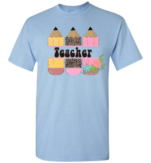 Teacher Graphic Design Tee Shirt Top