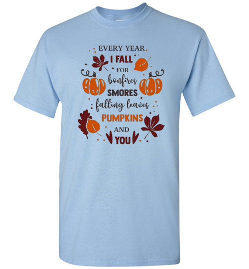 Fall Autumn Graphic Tee Shirt Top