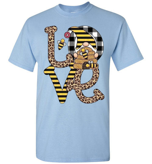 Love Bee Hive Tee Shirt Top T-Shirt