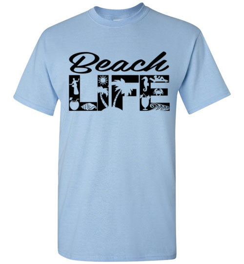 Beach Life Tee Shirt Top T-Shirt