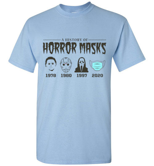 Horror Mask Funny Tee Shirt Top T-shirt