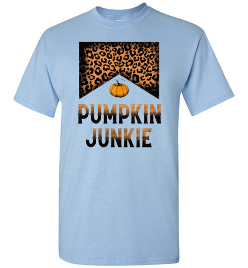 Pumpkin Junkie Graphic Fall Tee shirt Top