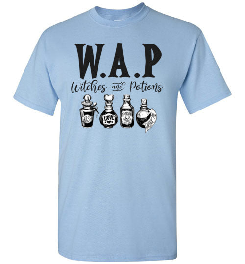 W.A.P. Witches and Potions Halloween Tee Shirt Top T-Shirt WAP