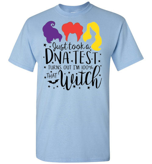 Hocus Pocus Dna Test Witch Tee Shirt Top T-Shirt
