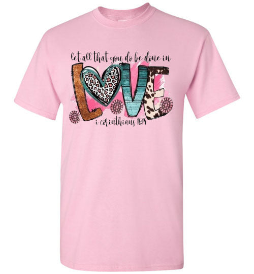 Love Christian Faith Tee Shirt Top T-Shirt