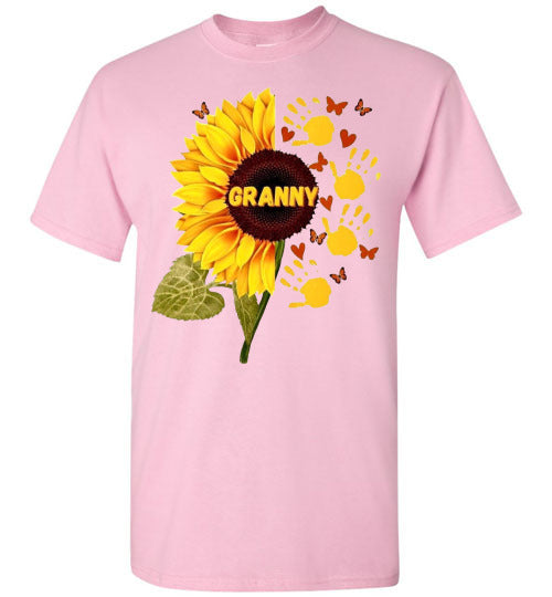 Granny Sunflower Graphic Tee Shirt Top