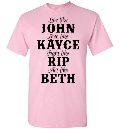 John Kayce Rip Beth Tee Shirt Graphic Top T-Shirt
