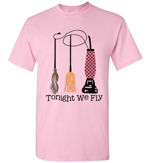 Tonight We Fly Witch Fall Halloween Tee Shirt Top