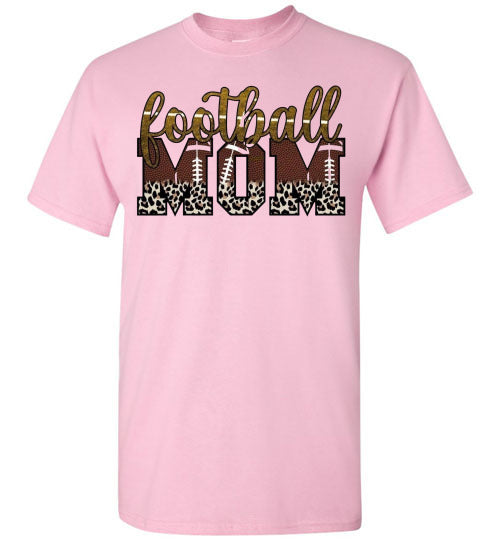Football Mom Sports Football Graphic Tee Shirt Top