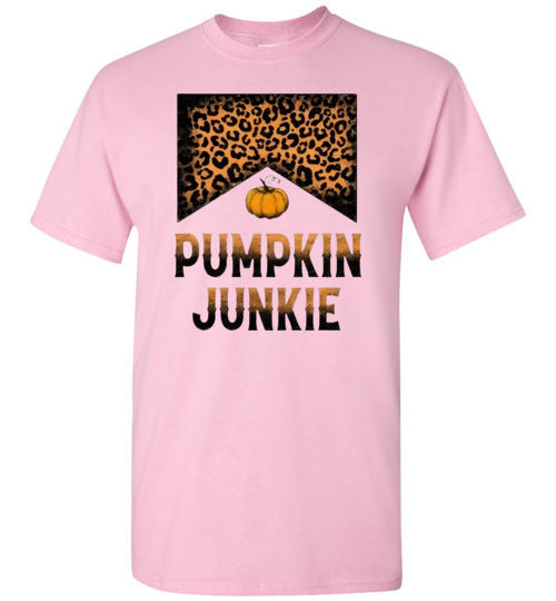 Pumpkin Junkie Graphic Fall Tee shirt Top
