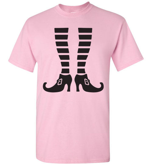 Witch Legs Halloween Tee Shirt Top T-SHirt