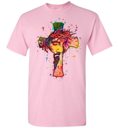 Christian Cross Jesus Tee Shirt Top T-Shirt