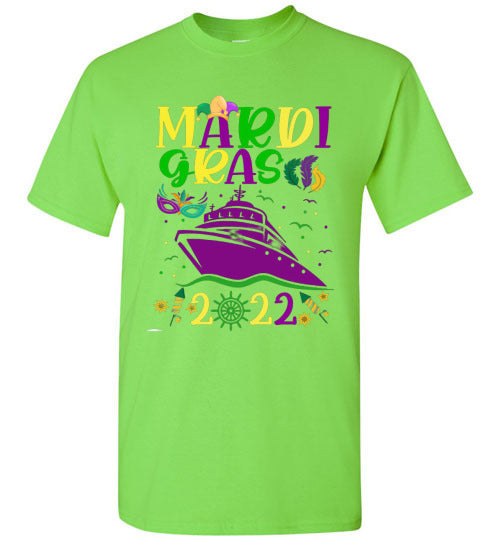 Mardi Gras 2022 Cruise Graphic Tee Shirt Top