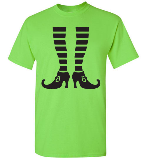 Witch Legs Halloween Tee Shirt Top T-SHirt