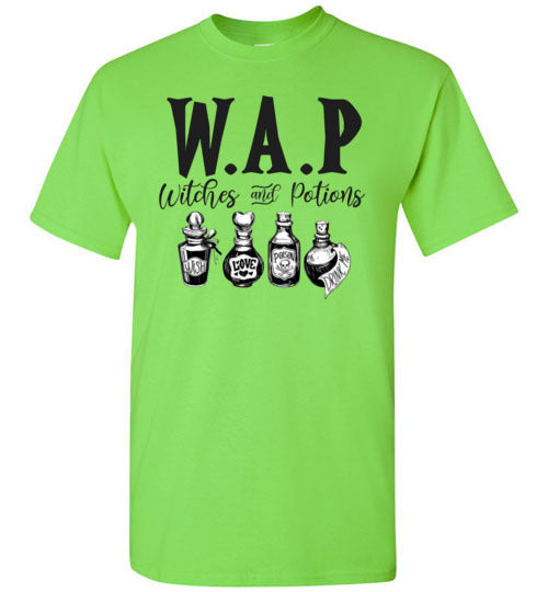 W.A.P. Witches and Potions Halloween Tee Shirt Top T-Shirt WAP