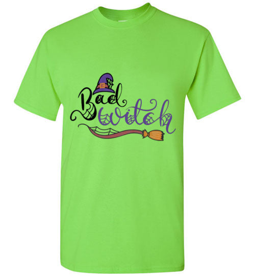 Bad Witch Halloween Tee Shirt Top T-Shirt