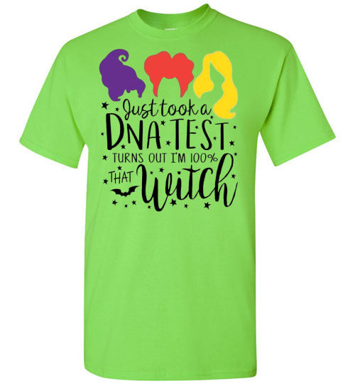 Hocus Pocus Dna Test Witch Tee Shirt Top T-Shirt