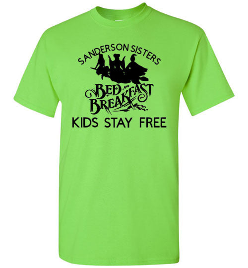 Sanderson Sisters Bed And Breakfast Halloween Witch Graphic Top Shirt