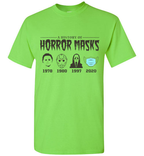 Horror Mask Funny Tee Shirt Top T-shirt