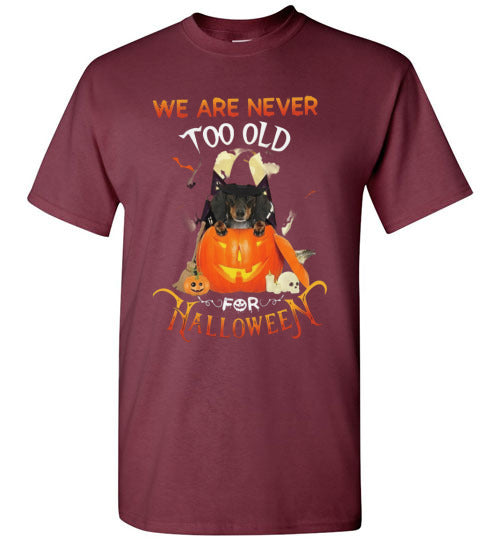 Never Too Old For Halloween Graphic Shirt Top