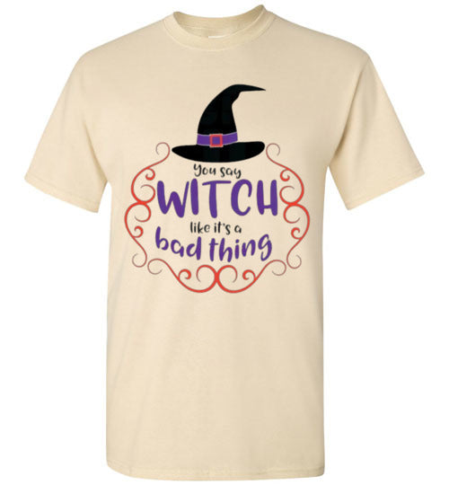 Bad Thing Witch Fall Halloween Tee Shirt Top T-shirt