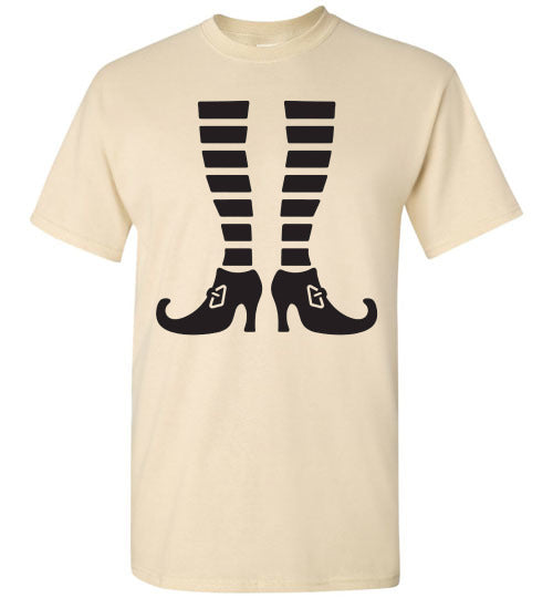 Witch Legs Halloween Tee Shirt Top T-SHirt