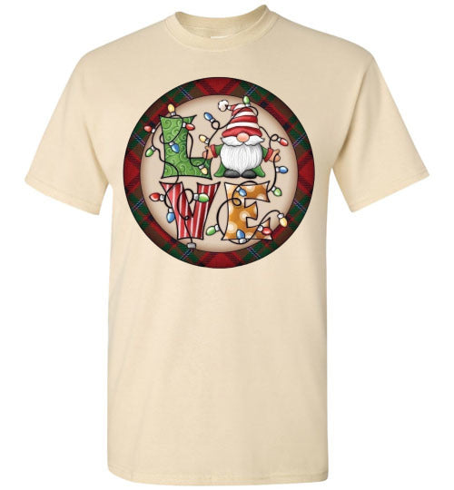 Love Christmas Holiday Tee Shirt Top T-Shirt