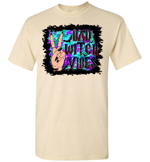 Bad Witch Vibes Halloween Tee Shirt Top T-Shirt