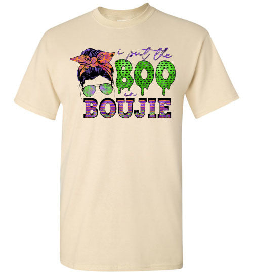 i Put The Boo In Boujie Fall Halloween Tee Shirt Top T-Shirt