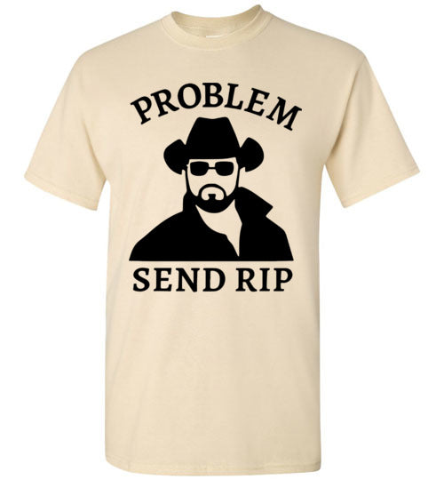 Problem Send Rip Graphic Tee Shirt Top