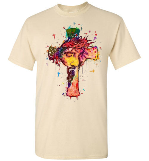 Christian Cross Jesus Tee Shirt Top T-Shirt
