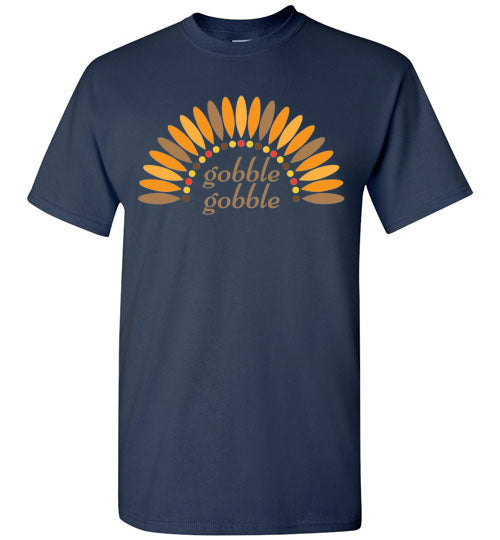Gobble Gobble Turkey Thanksgiving Graphic Tee Shirt Top