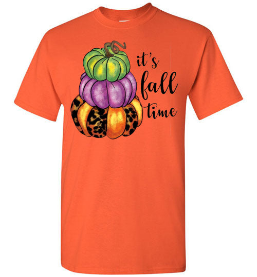 It's Fall Time Tee Shirt Pumpkin Top T-Shirt