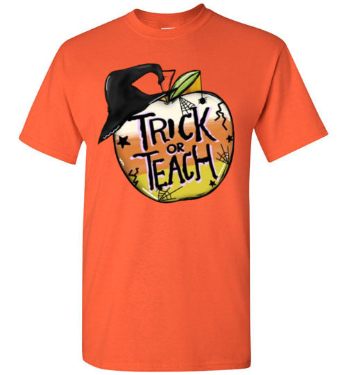 Trick Or Teach Graphic Tee Shirt Top T-Shirt