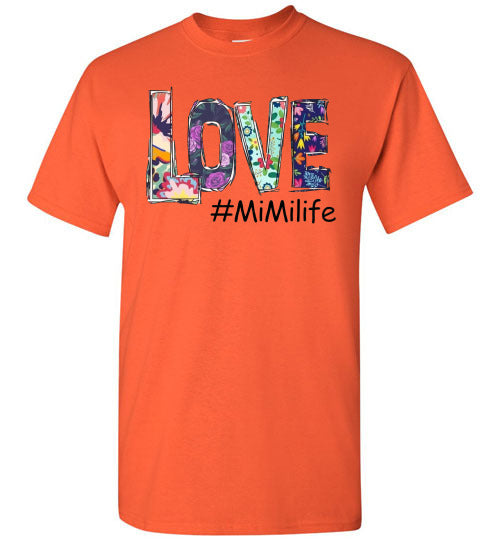 Love Mimi Life Grandmother Grandma Tee Shirt Top T-Shirt